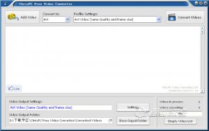 影片视频格式转换(ChrisPC Free Video Converter)