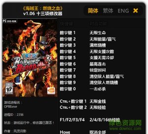 海贼王燃血风灵月影修改器绿色纯净版