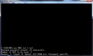 密码破解 (InsidePro Extreme GPU Bruteforcer