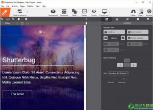 Responsive Site Designer(网站建设软件) v2.5.2